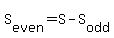 +S%5Beven%5D+=+S+-+S%5Bodd%5D+