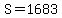 +S+=+1683+