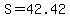 +S+=+42.42+