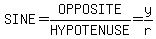 +SINE=OPPOSITE%2FHYPOTENUSE=y%2Fr
