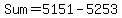 +Sum+=+5151+-+5253+