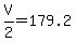 +V%2F2+=+179.2+
