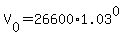 +V%5B0%5D+=+26600%2A1.03%5E0+