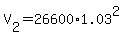 +V%5B2%5D+=+26600%2A1.03%5E2+