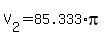 +V%5B2%5D+=+85.333%2Api+