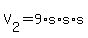 +V%5B2%5D+=+9%2As%2As%2As+