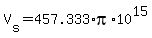 +V%5Bs%5D+=+457.333%2Api%2A10%5E15+
