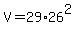 +V+=+29%2A26%5E2+