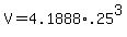 +V+=+4.1888%2A.25%5E3+