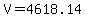 +V+=+4618.14+