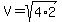 +V+=+sqrt%284%2A2%29