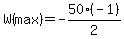 +W%28max%29+=+-50%2F2%2A%28-1%29+