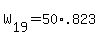 +W%5B19%5D+=+50%2A.823+
