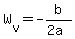 +W%5Bv%5D+=+-b%2F%282a%29+