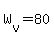 +W%5Bv%5D+=+80+