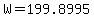 +W+=+199.8995+