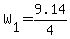 +W+%5B1%5D=+9.14+%2F+4