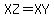 +XZ=XY