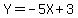 +Y=-5X%2B3+
