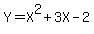 +Y=X%5E2%2B3X-2+