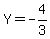 +Y+=+-4%2F3