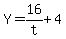 +Y+=+16%2Ft+%2B+4