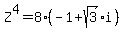 +Z%5E4=8%28-1%2Bsqrt%283%29i%29+
