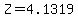 +Z+=+4.1319+