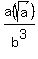 +a%28sqrt+%28a%29%29%2Fb%5E3+