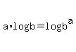 +a%2Alog%28b%29+=+log%28b%5Ea%29+
