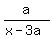 +a%2F%28x-3a%29+