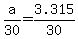 +a%2F30+=+3.315%2F30+