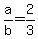 +a%2Fb+=+2%2F3+