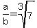 +a%2Fb+=+root%283%2C7%29