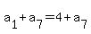 +a%5B1%5D%2Ba%5B7%5D+=4%2Ba%5B7%5D+