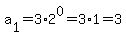 +a%5B1%5D=3%2A2%5E0=3%2A1=3
