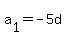 +a%5B1%5D+=+-5d