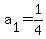 +a%5B1%5D+=+1%2F4+