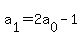 +a%5B1%5D+=+2a%5B0%5D+-+1+