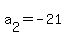 +a%5B2%5D+=-21