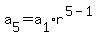 +a%5B5%5D=a%5B1%5D%2Ar%5E%285-1%29