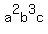 +a%5E2b%5E3c++