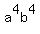 +a%5E4b%5E4+