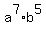 +a%5E7%2Ab%5E5+