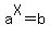 +a%5EX+=+b+