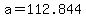 +a+=+112.844+