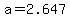 +a+=+2.647+