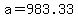 +a+=+983.33+