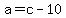 +a+=+c+-+10+