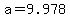 +a++=+9.978+